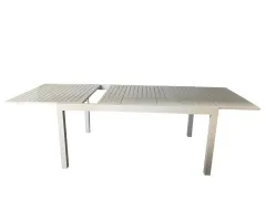 Tavolo Allungabile in alluminio colore bianco foto 2